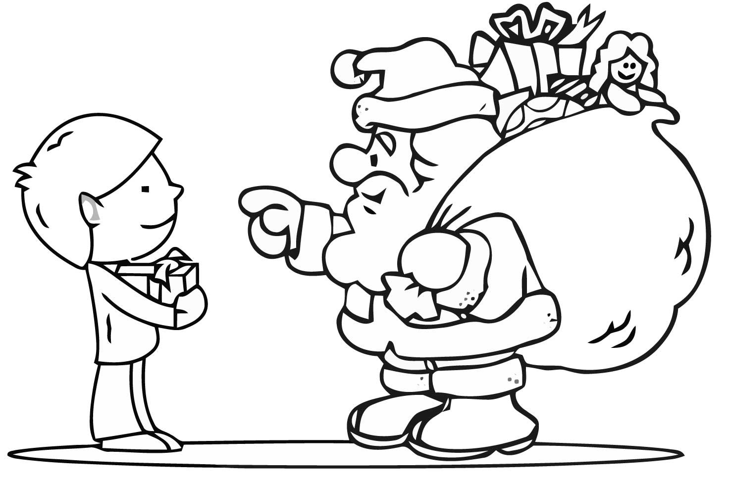 Christmas Coloring Pages For Children
 Free Christmas Colouring Pages For Children