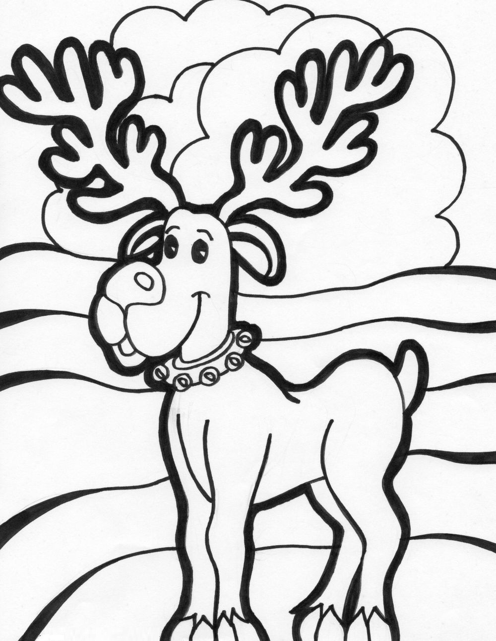 Christmas Coloring Pages Free Printable
 Christmas Coloring Page – Wallpapers9