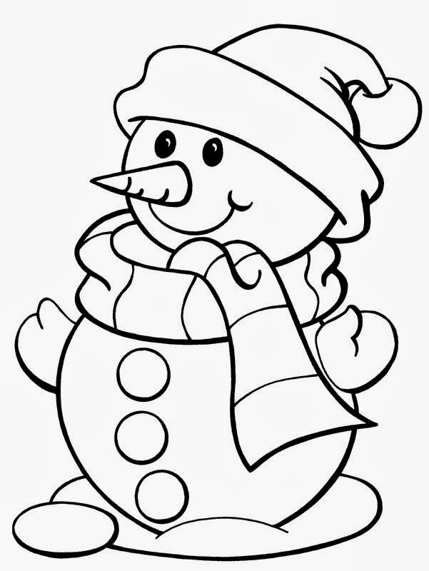 Christmas Coloring Pages Free Printable
 5 Free Christmas Printable Coloring Pages – Snowman Tree