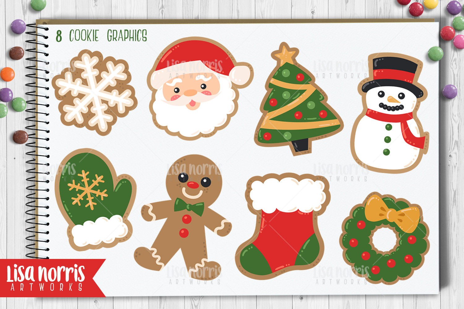 Christmas Cookies Clip Art
 Christmas Cookies Clip Art Graphics