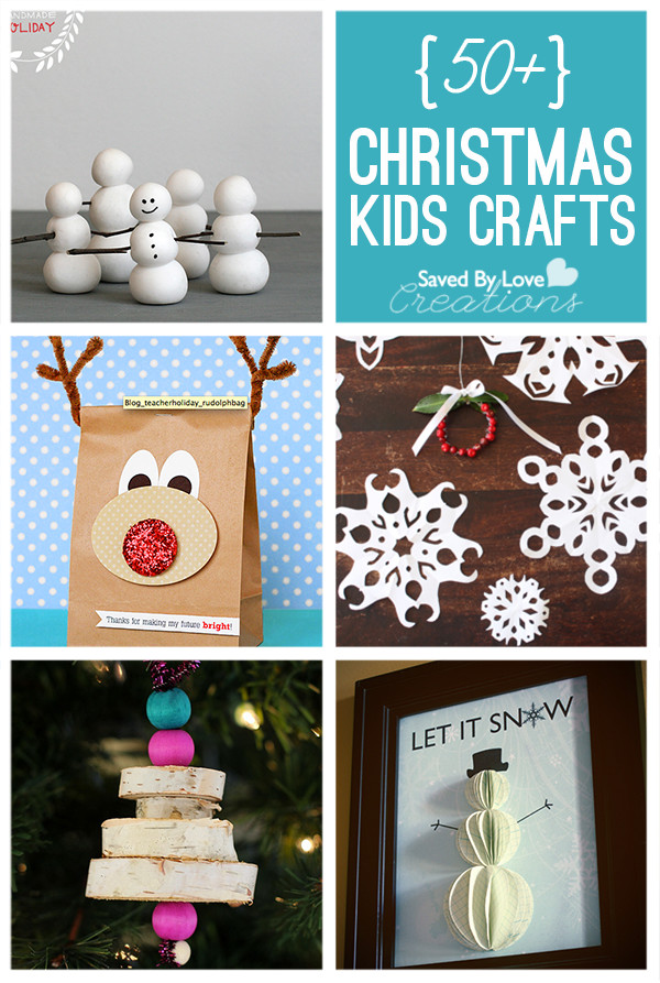 Christmas Crafts For Kids Pinterest
 50 Plus Christmas Kid’s Crafts to Make