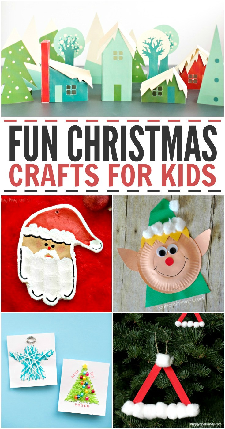 Christmas Crafts For Kids Pinterest
 40 Fun and Simple Christmas Crafts for Kids