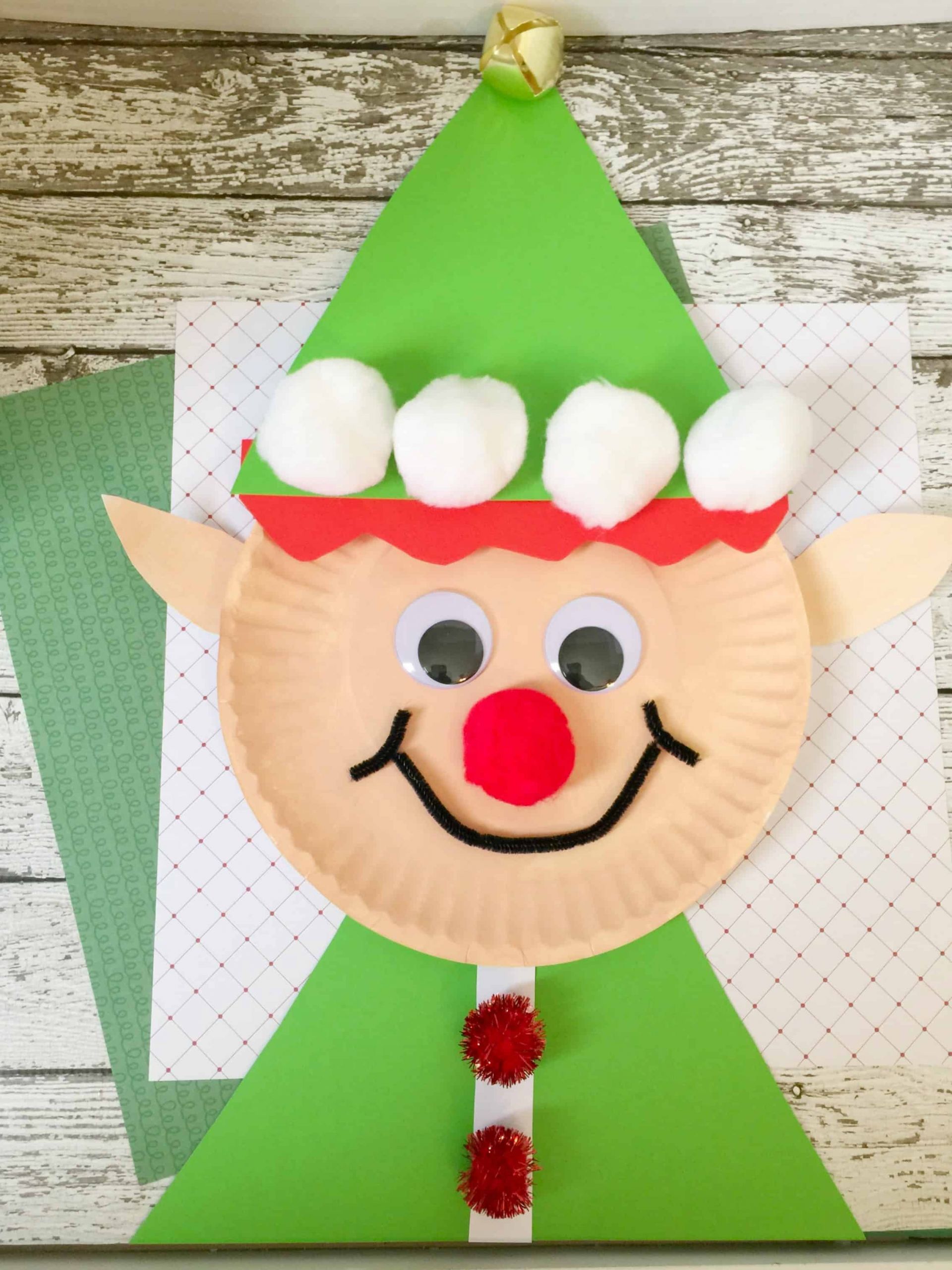 Christmas Crafts Kids
 Christmas Elf Paper Plate Craft for Kids