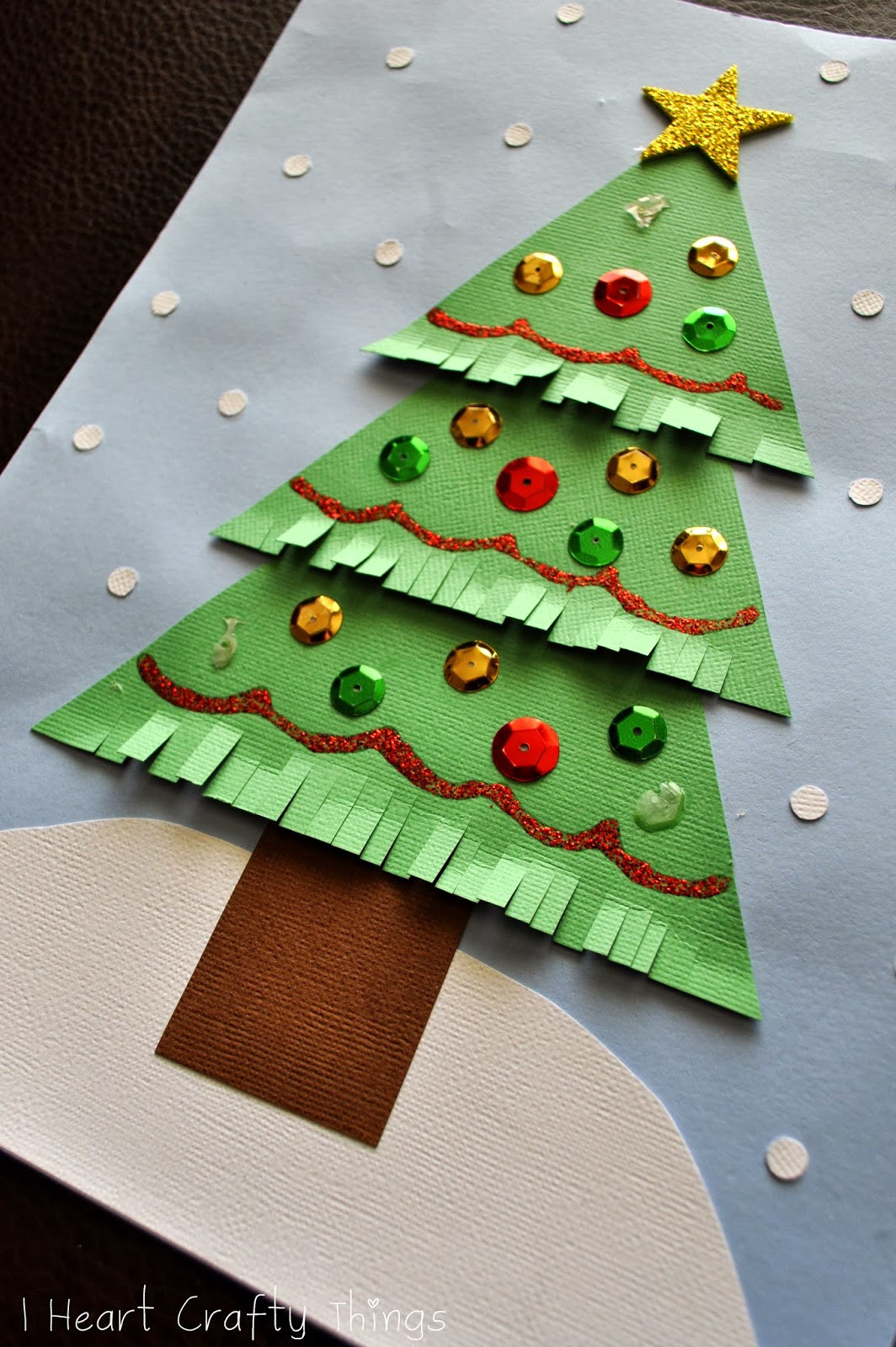 Christmas Crafts Kids
 Kids Christmas Tree Craft