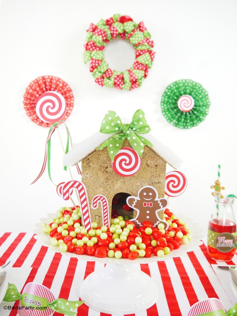 Christmas Decor Party Ideas
 Candyland Christmas Tablescape