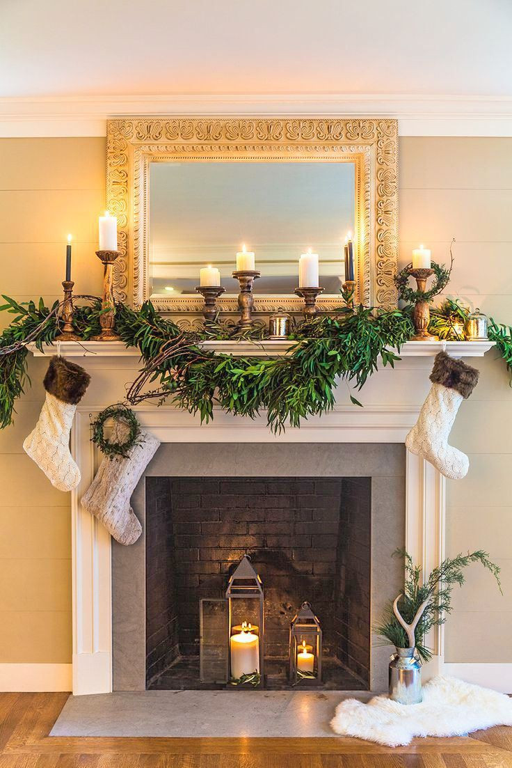 Christmas Fireplace Mantle Decorations
 27 Christmas Fireplace Mantel Decoration Ideas