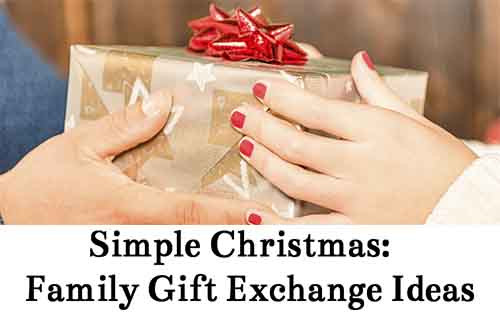 Christmas Gift Exchange Ideas For Family
 Simple Christmas Family Gift Exchange Ideas Lil Moo