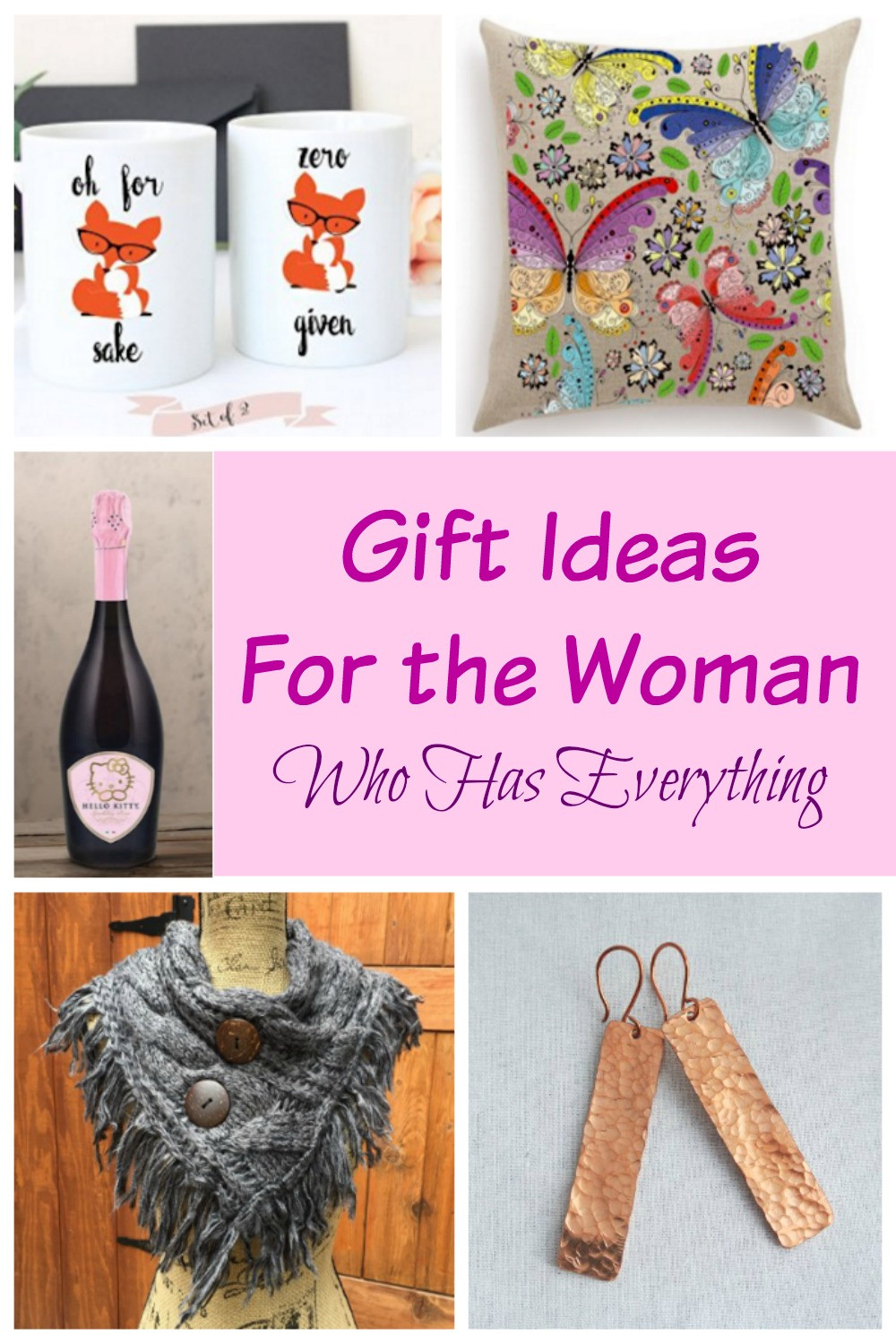 Christmas Gift Ideas For A Couple That Has Everything
 Gift Ideas For The Women Who Has Everything