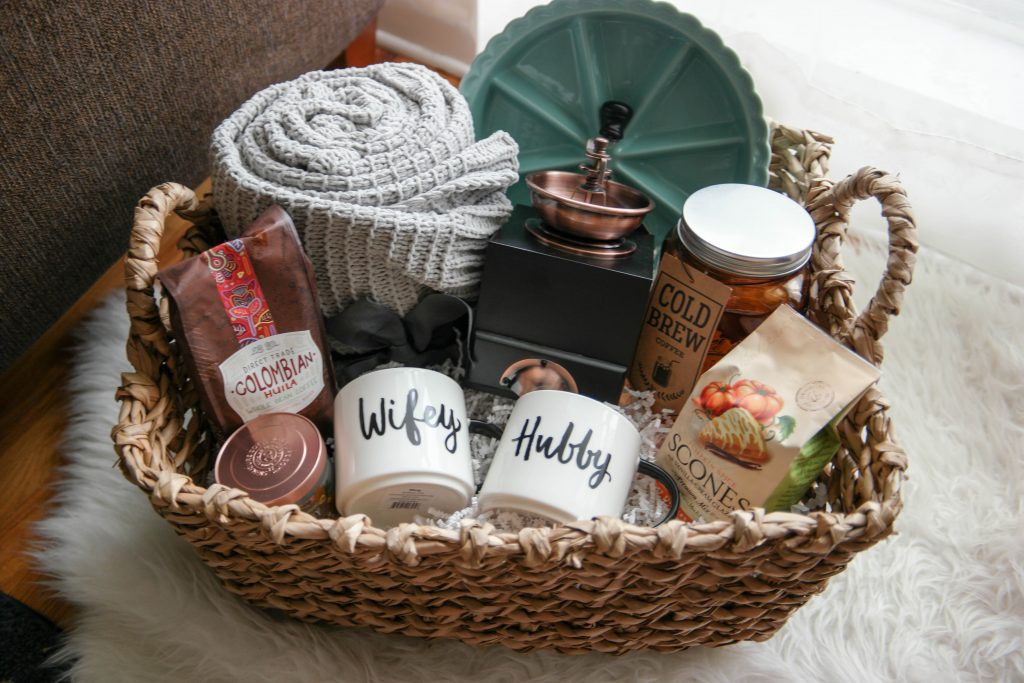 Christmas Gift Ideas For Newly Engaged Couple
 A Cozy Morning Gift Basket A Perfect Gift For Newlyweds
