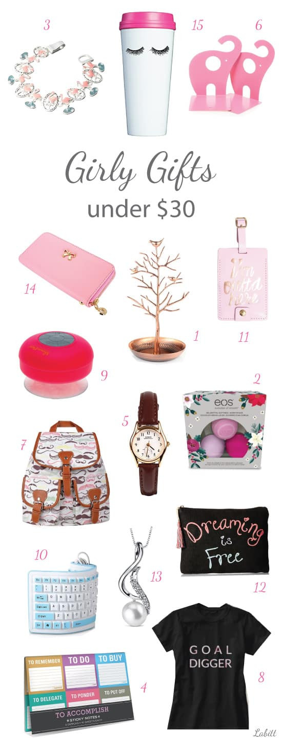 Christmas Gift Ideas For Young Girls
 15 Girly Girl Gift Ideas for Adults and Youngsters