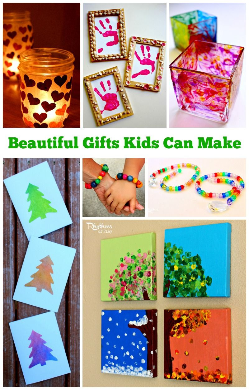 Christmas Gift Kids Can Make For Parents
 Homemade Gifts Kids Can Make for Parents and Grandparents