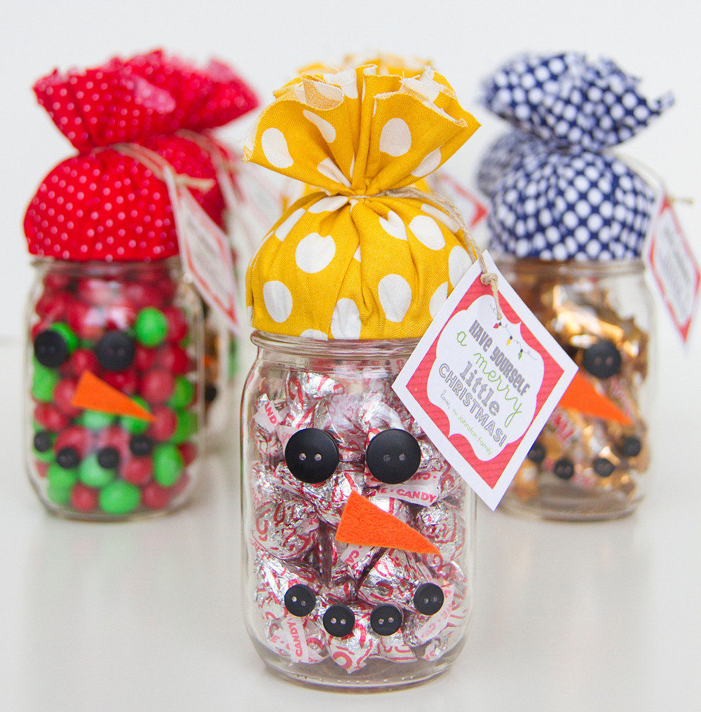 Christmas Gifts For Crafters
 Candy Jar Snowman Gift