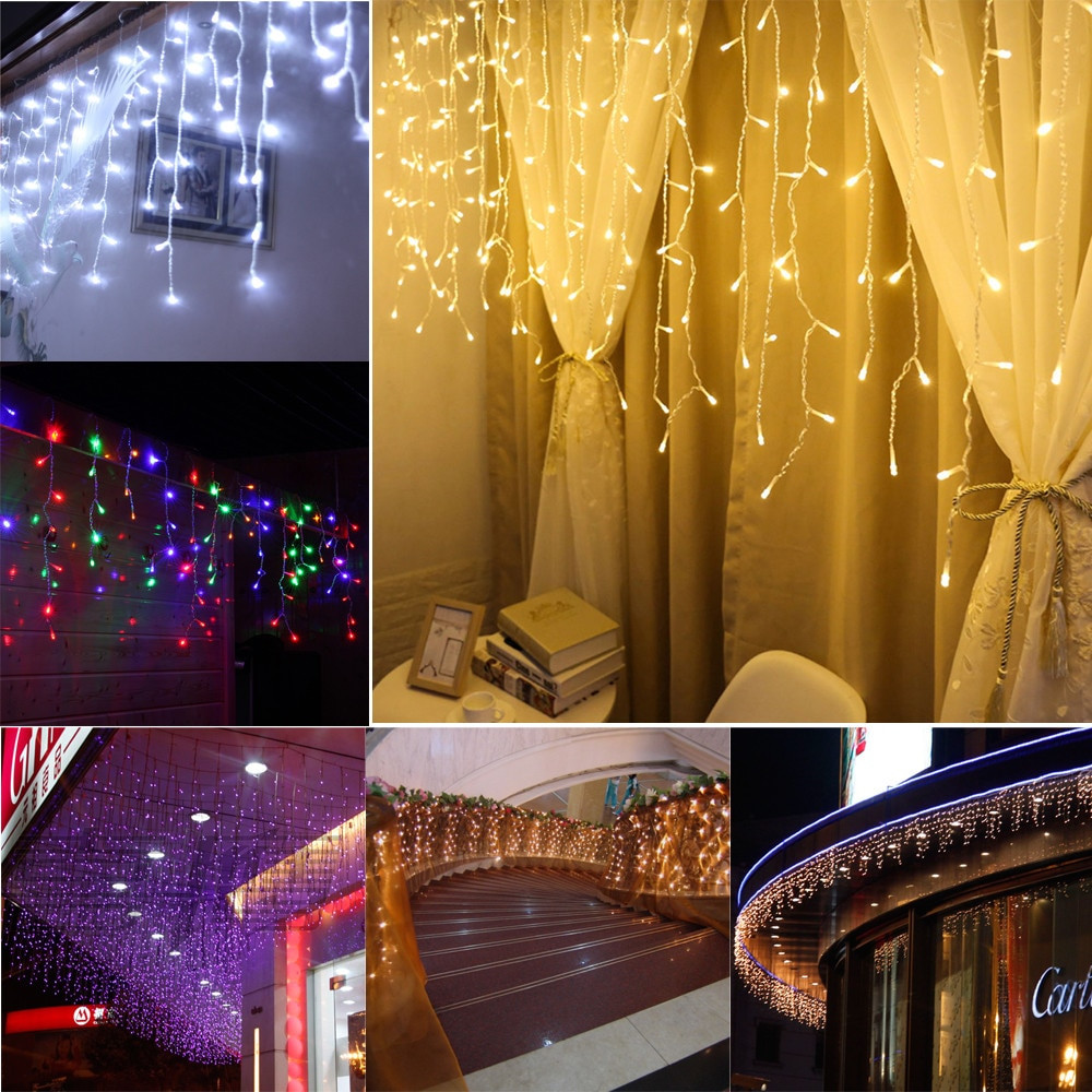 Christmas Indoor Lights
 Aliexpress Buy 1 5m LED Icicle Curtain Window Lights