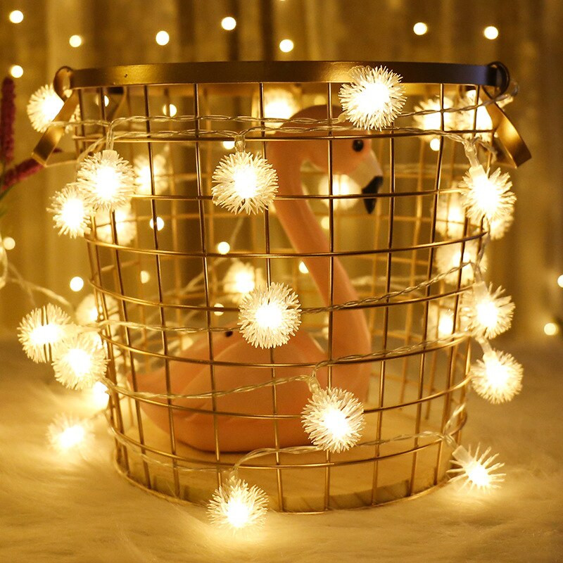 Christmas Indoor Lights
 1 3 5 6M Edelweiss String Lights Indoor Fairy Lights
