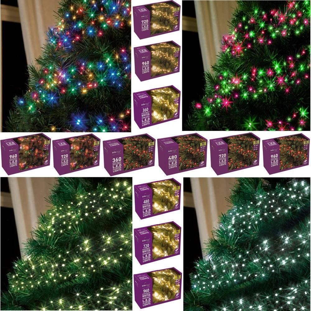 Christmas Indoor Lights
 RED GREEN MULTI ACTION LED CLUSTER LIGHTS CHRISTMAS TREE