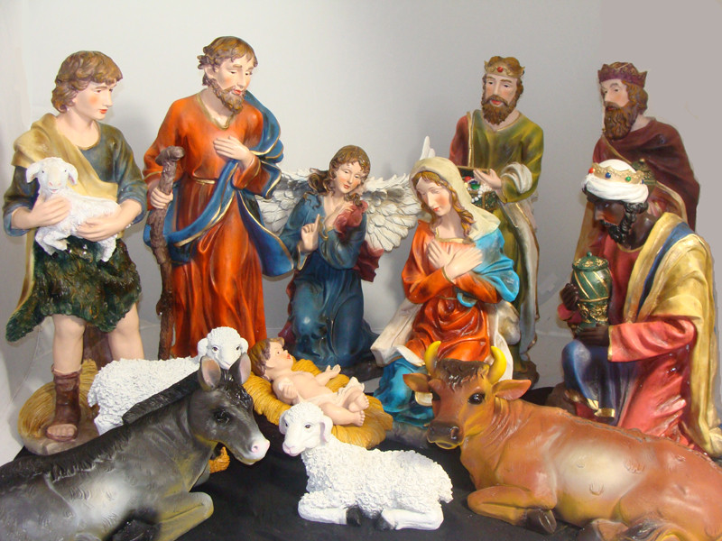 Christmas Nativity Set Outdoor
 LARGE 12 PIECE OUTDOOR CHRISTMAS NATIVITY SET YARD ART