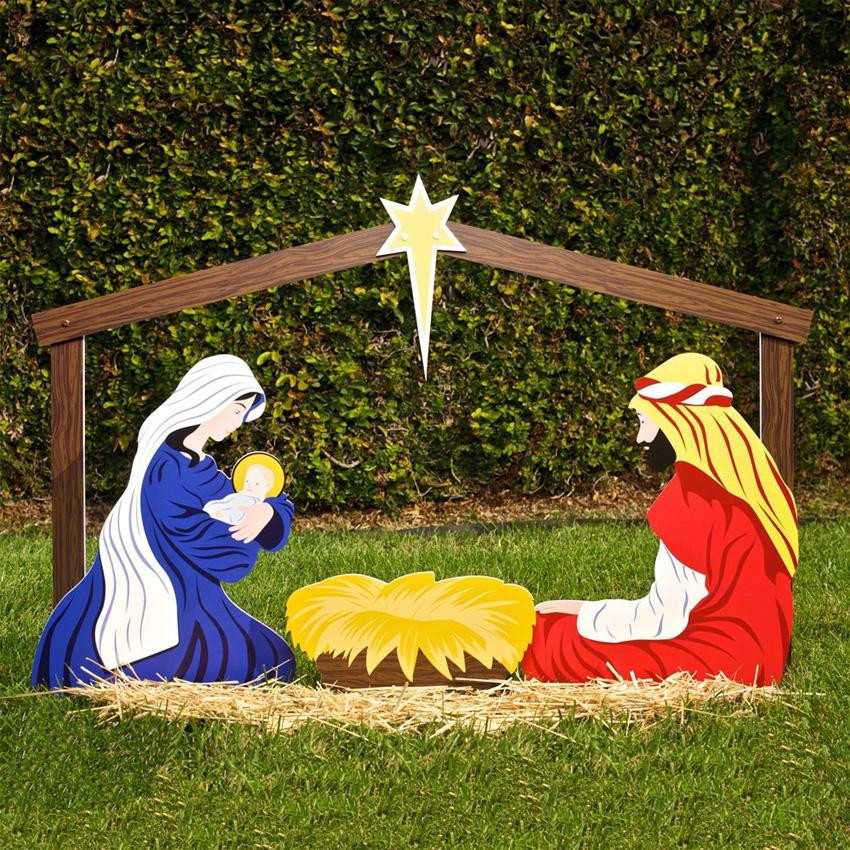 Christmas Nativity Set Outdoor
 Religious Christmas Decorations [Slideshow]