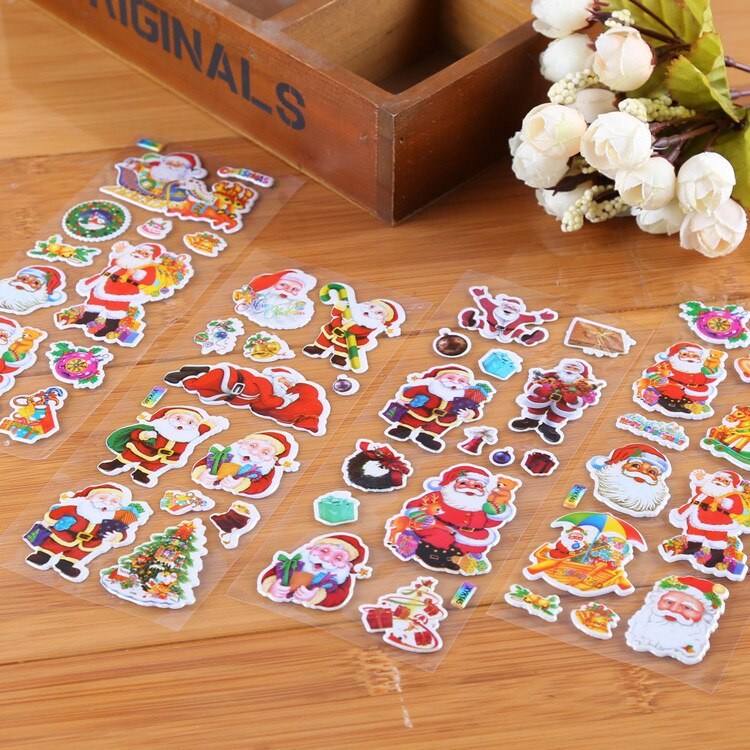 Christmas Party Favor For Kids
 25PCS kids birthday party t Christmas bubble sticker