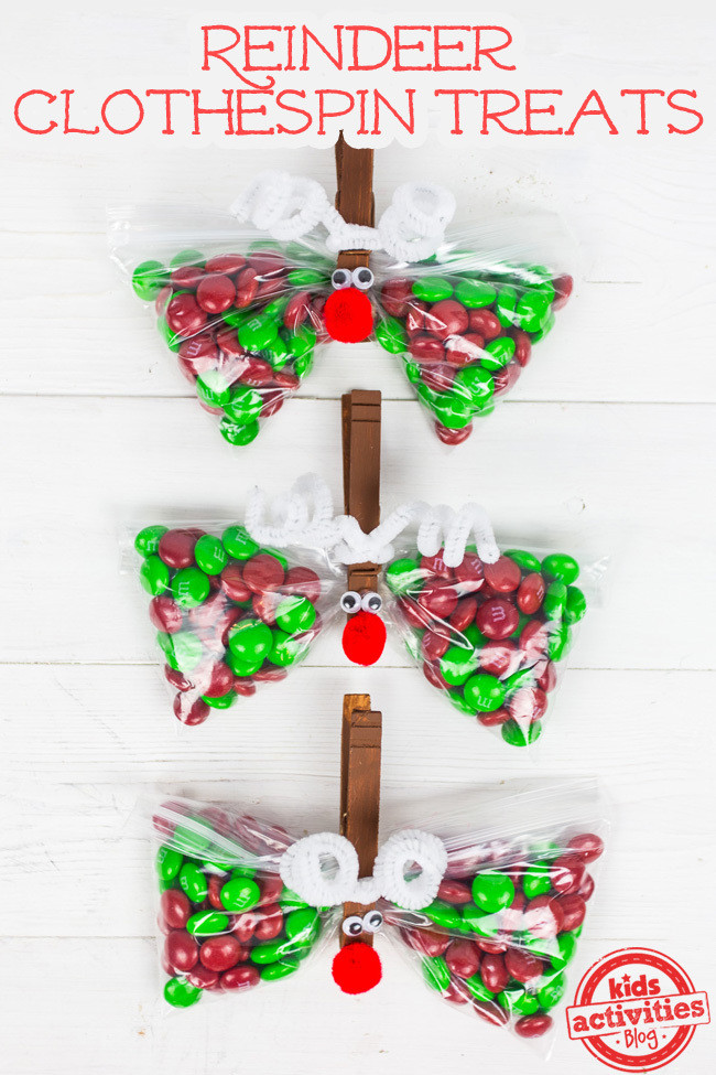 Christmas Party Favor For Kids
 Christmas Party Favor Reindeer Treat Bags