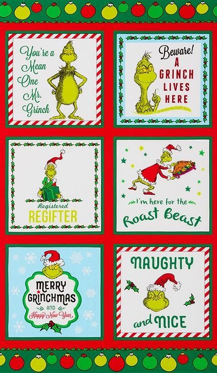 Christmas Quote From The Grinch
 Robert Kaufman Dr Seuss Enterprises