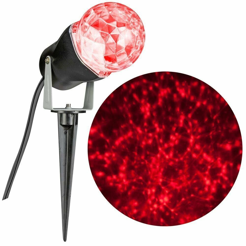 Christmas Spot Lighting
 Gemmy Lightshow Kaleidoscope Red Projection Stake Holiday