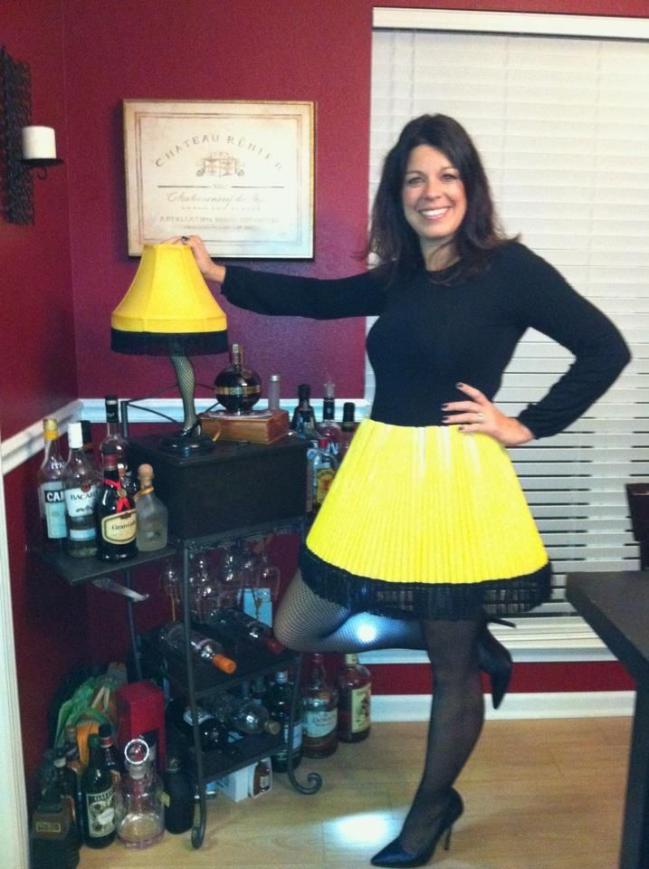 Christmas Story Lamp Costume
 Easy "Christmas Story" leg lamp costume Holidays