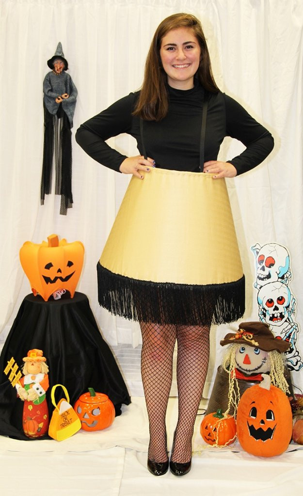 Christmas Story Lamp Costume
 Halloween Costumes made with Goodwill San Antonio Thrifted