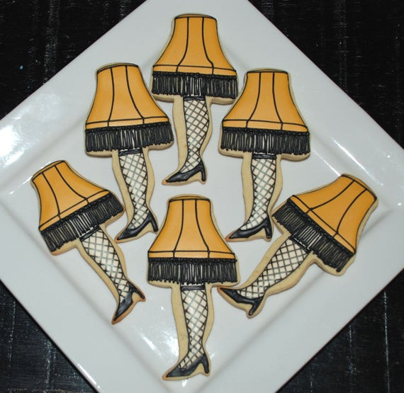 Christmas Story Leg Lamp Cookies
 A Christmas Story Leg Lamp Cookies e Dozen by