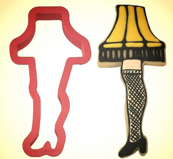 Christmas Story Leg Lamp Cookies
 Leg Lamp Cookie cutter Christmas Story cookie cutter