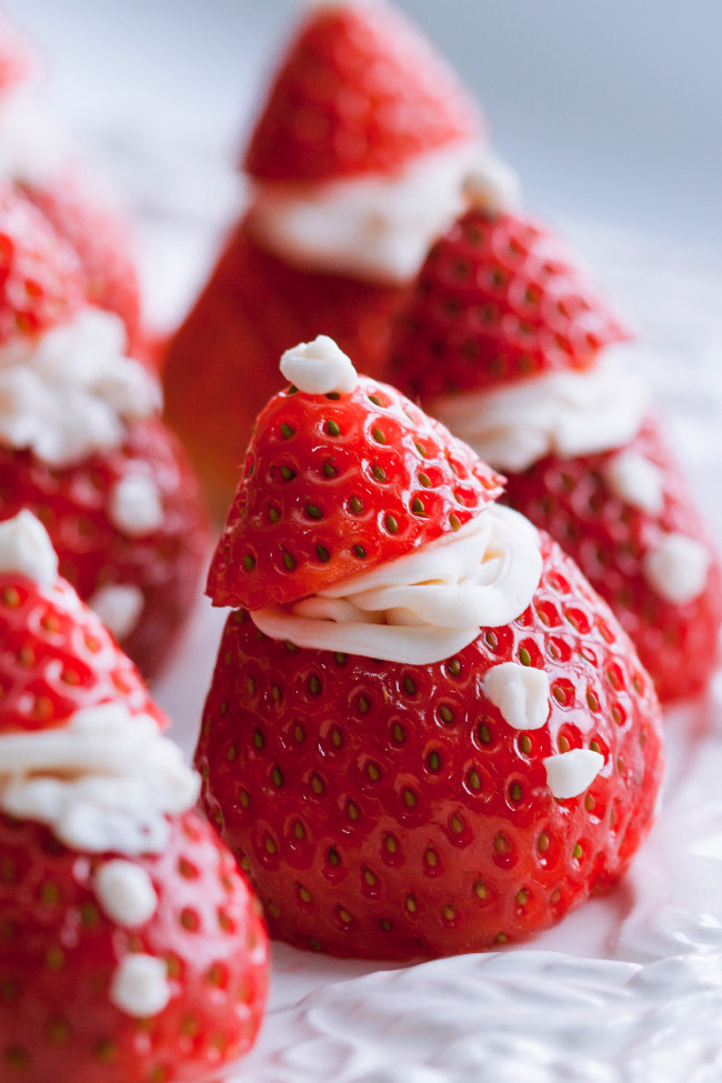 Christmas Treats Recipes For Kids
 Make Strawberry Santas as a Healthy Christmas Snack