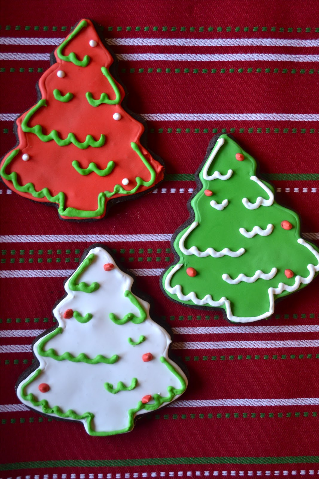 Christmas Tree Cookies
 Chocolate Christmas Tree Sugar Cookies A Dash of Megnut