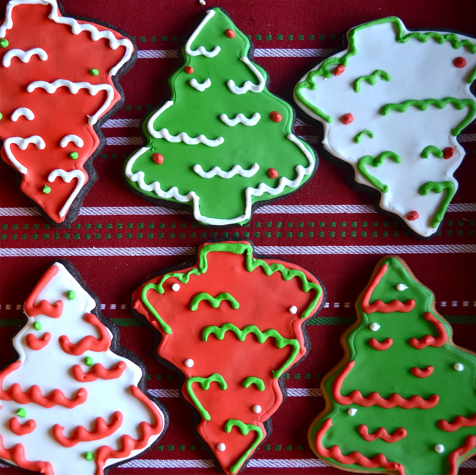 Christmas Tree Cookies
 Chocolate Christmas Tree Sugar Cookies A Dash of Megnut