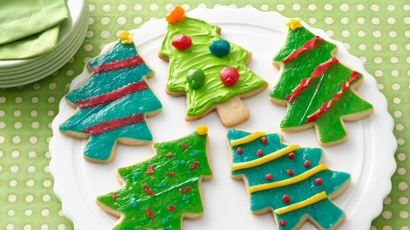 Christmas Tree Cookies
 Fruity Fun Christmas Tree Cookies Recipe BettyCrocker