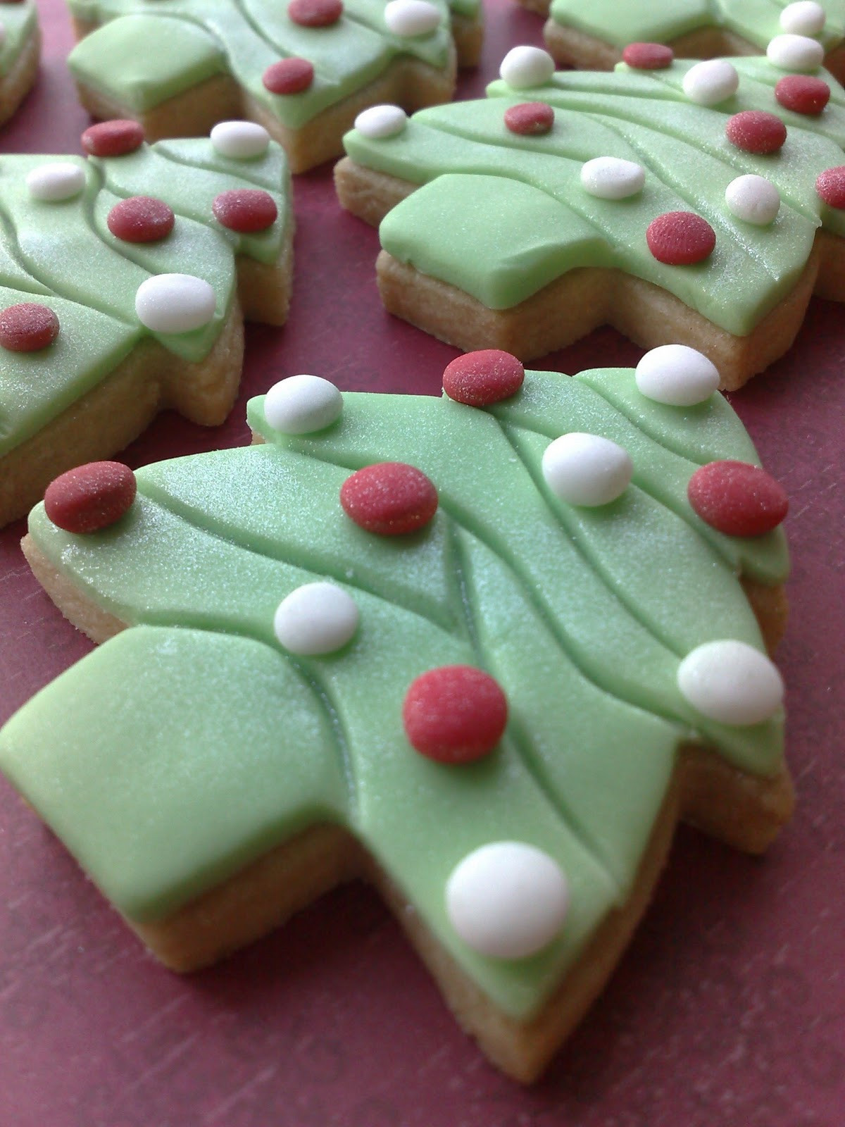 Christmas Tree Cookies
 Small Things Iced Snowmen & Christmas Tree Cookies