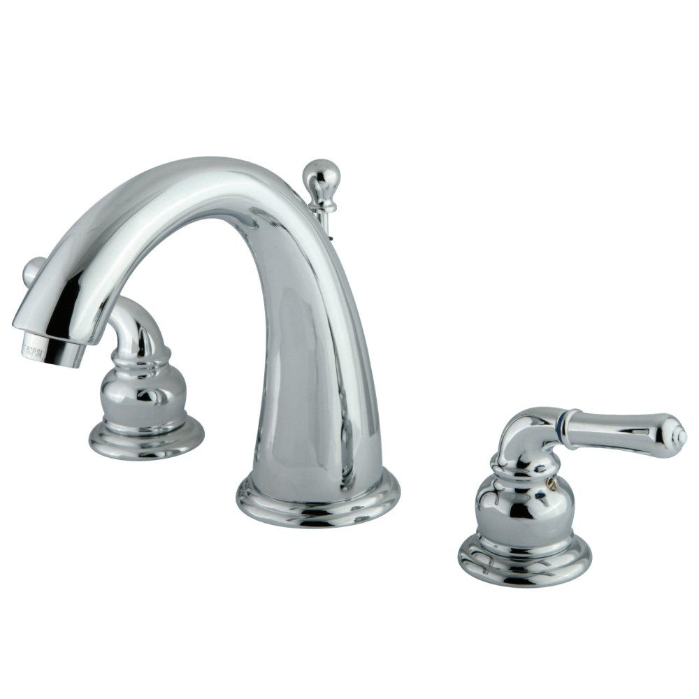 Chrome Widespread Bathroom Faucet
 Kingston Brass KS2961 Widespread Lavatory Faucet Polished