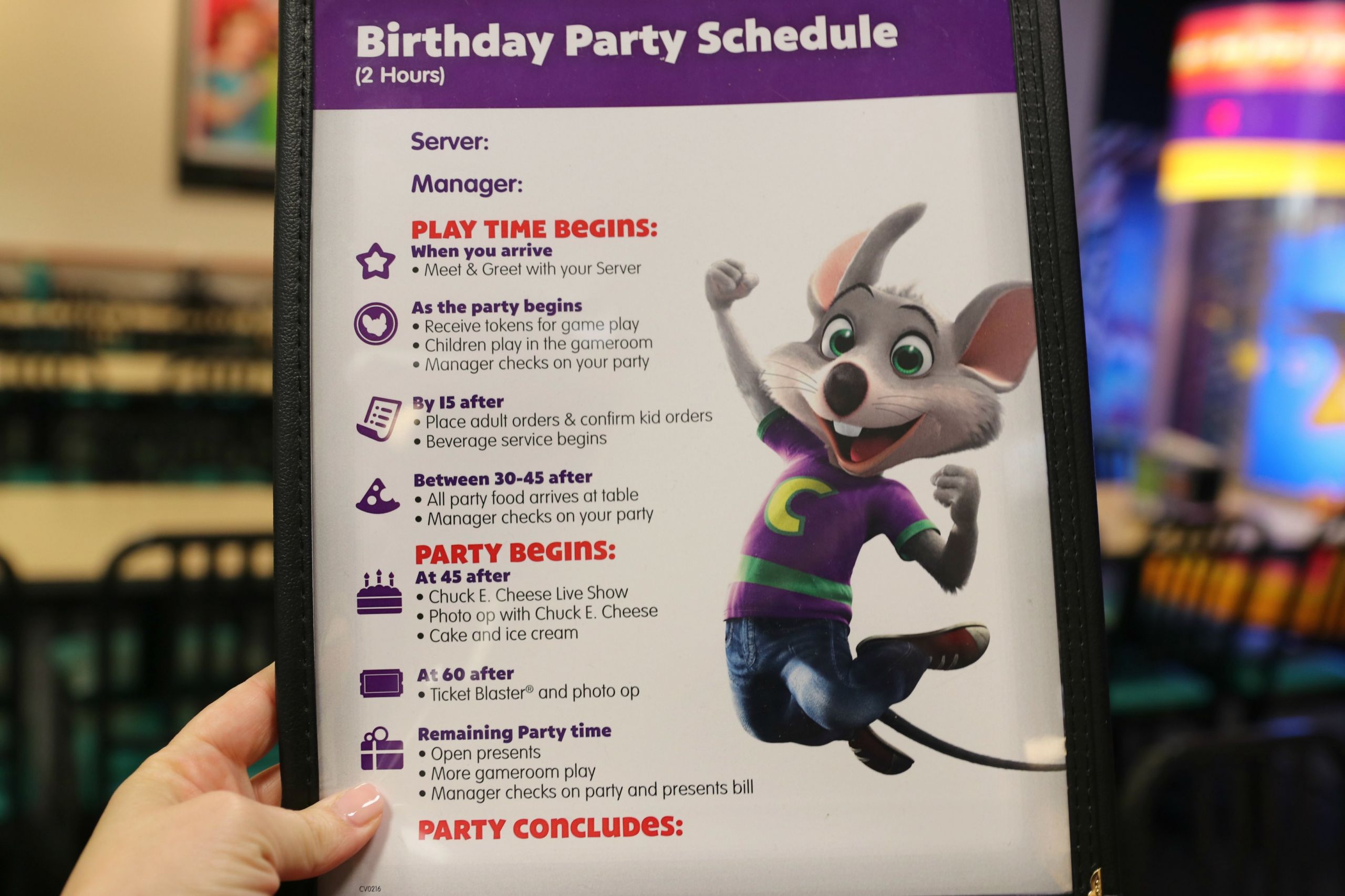 Chuck E Cheese Birthday Party Package Prices
 Epic New Birthday Parties At Chuck E Cheese s