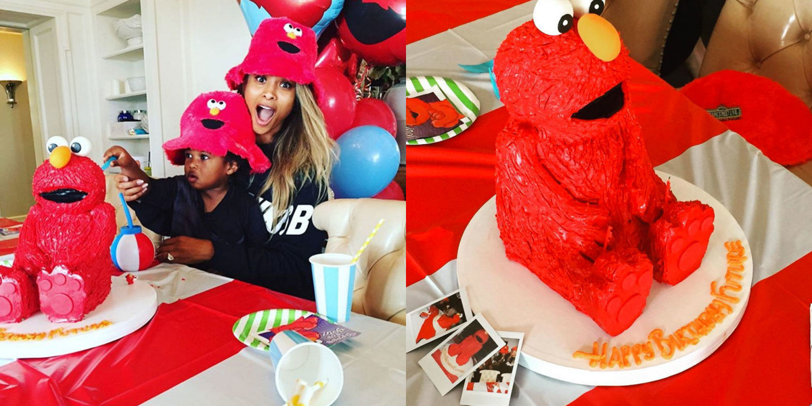 Ciara Birthday Party
 Ciara Throws Baby Future Elmo Themed 2nd Birthday Party