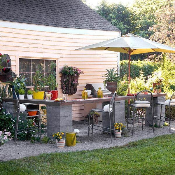 Cinder Block Outdoor Kitchen
 How To Use Cement Blocks In Practical Outdoor Projects