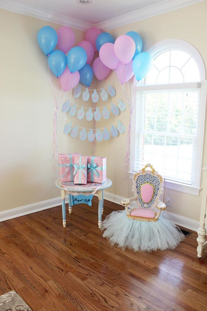 Cinderella Birthday Decorations
 Kara s Party Ideas Princess Pink Cinderella Birthday Party