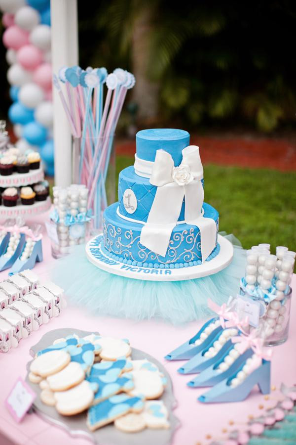 Cinderella Birthday Decorations
 Kara s Party Ideas Disney Princess Cinderella Girl 1st