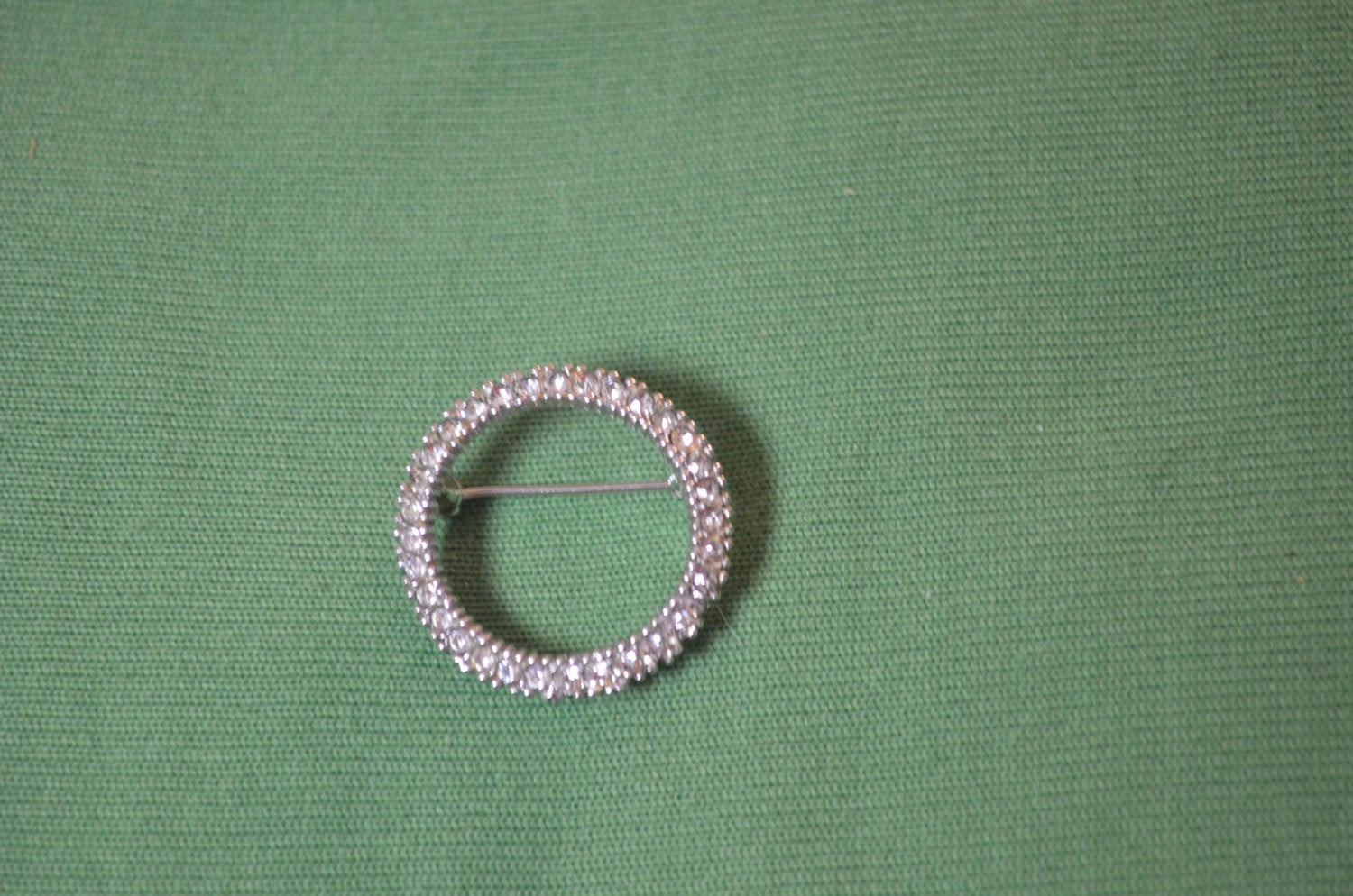 Circle Pins
 Vintage Rhinestone Circle Pin