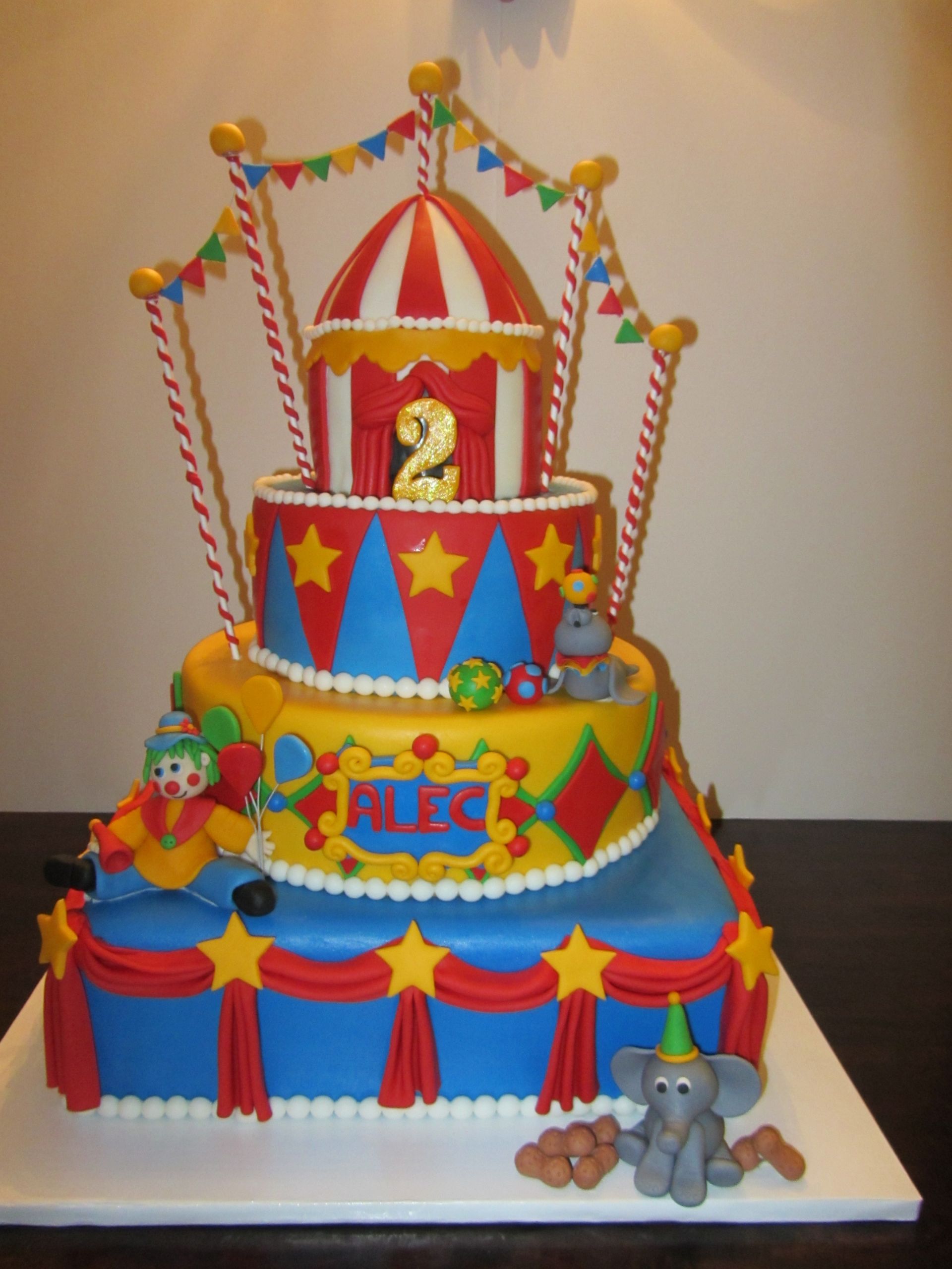 Circus Birthday Cakes
 Carnival Circus Birthday CakeCentral