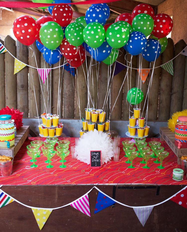 Circus Birthday Party Decorations
 Colorful Circus