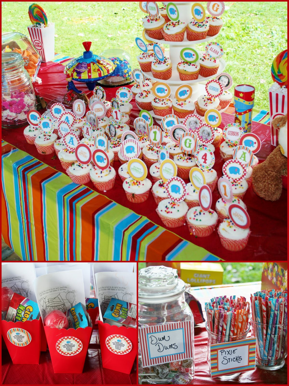 Circus Birthday Party Decorations
 Oikology 101 Circus Birthday Party Overview