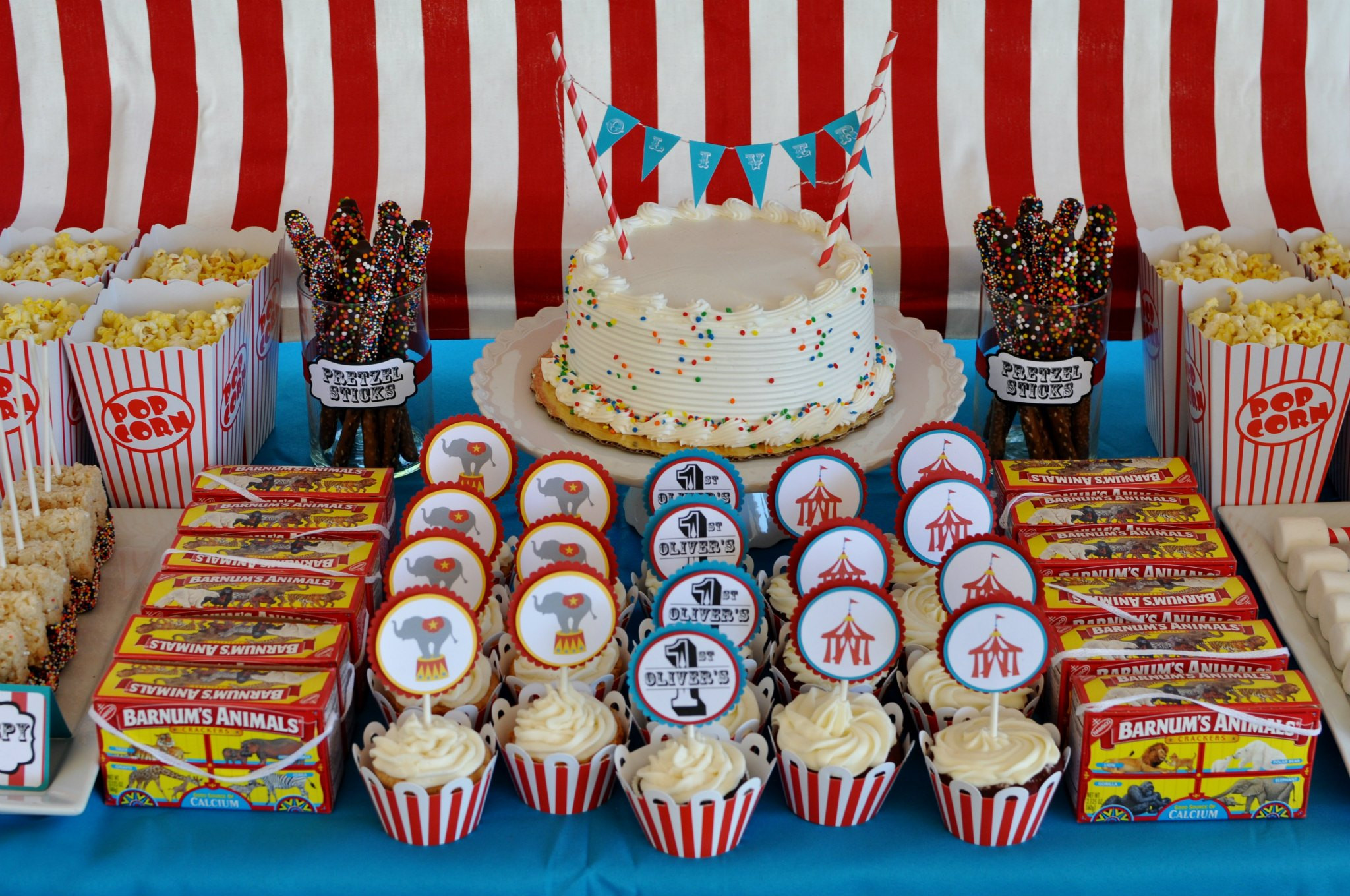 Circus Birthday Party Decorations
 Big Top Birthday Party