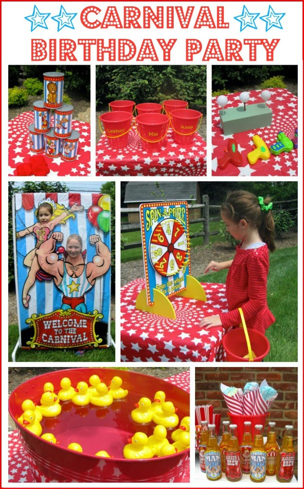 Circus Themed Birthday Party Ideas
 A Carnival Circus Themed Birthday Party Driven by Decor