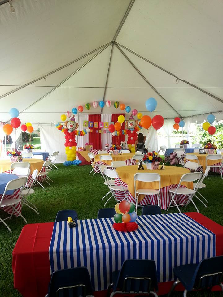 Circus Themed Birthday Party Ideas
 Party People Event Decorating pany Circus theme First