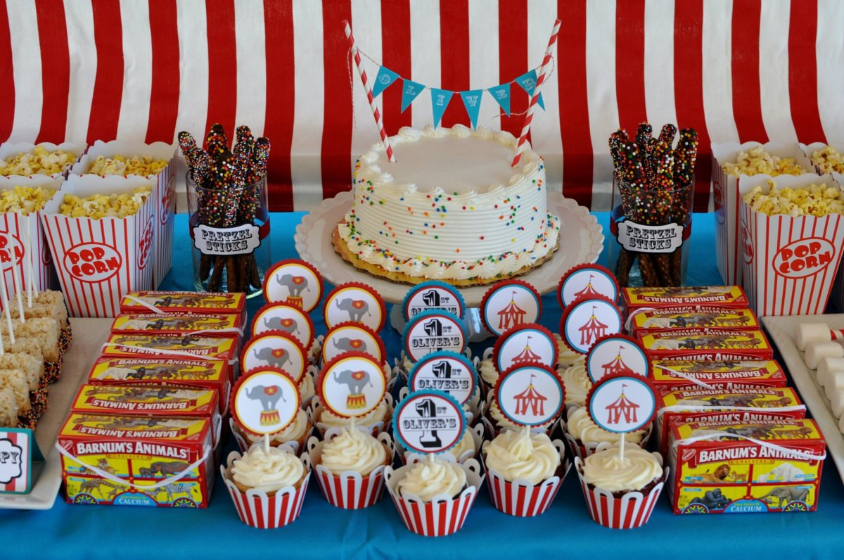 Circus Themed Birthday Party Ideas
 Big Top Birthday Party