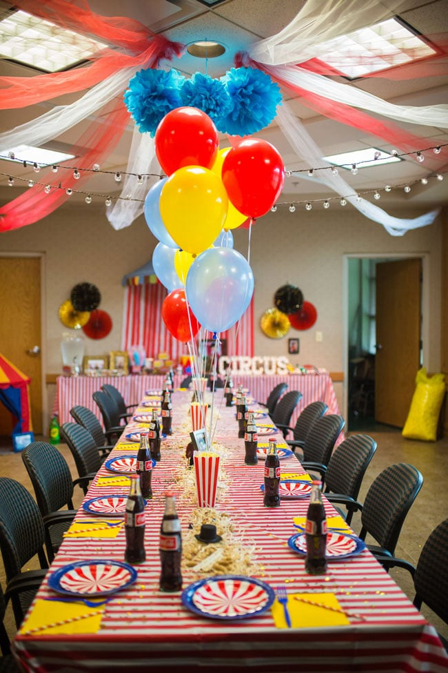 Circus Themed Birthday Party Ideas
 Big Top Circus Theme Party Circus Party Ideas Pretty