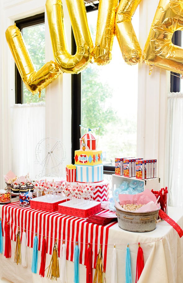 Circus Themed Birthday Party Ideas
 Circus Themed First Birthday Party Pretty My Party